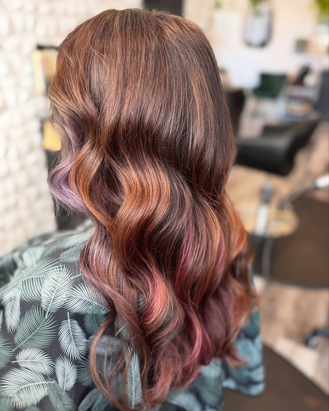 Brown highlights — Spruce Salon